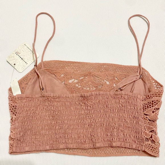 Free People FP One Lyra Bralette Rose Pink - Picture 2 of 5